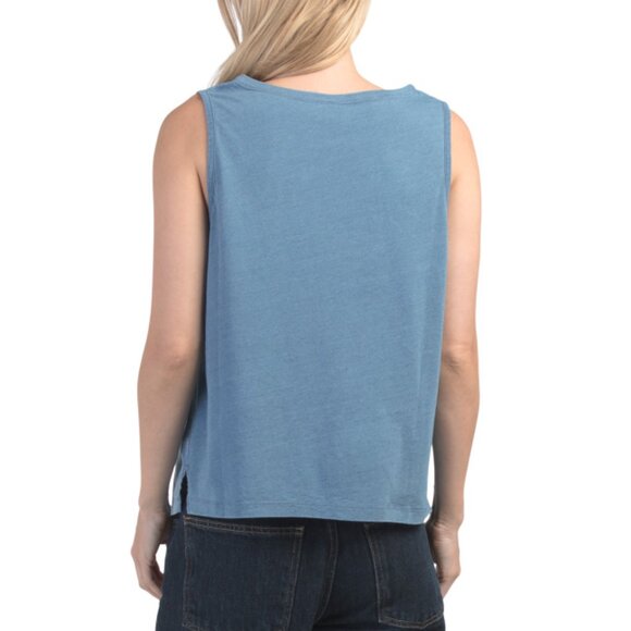 XCVI Indigo Gatlin Tank Top - Picture 2 of 2